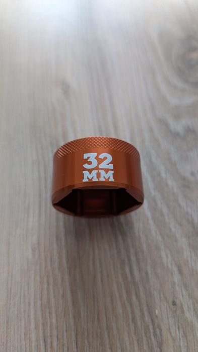 Nasadka socket 32mm płaska alu Fox