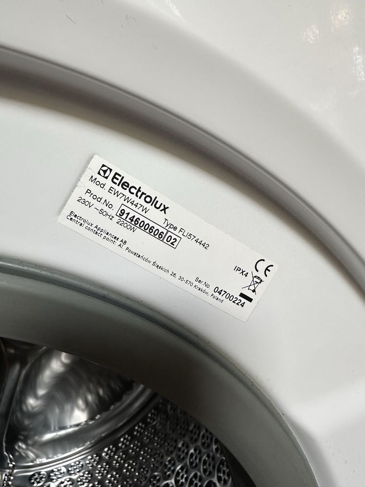 прально сушильна машина Electrolux EW7W447W 7 кг