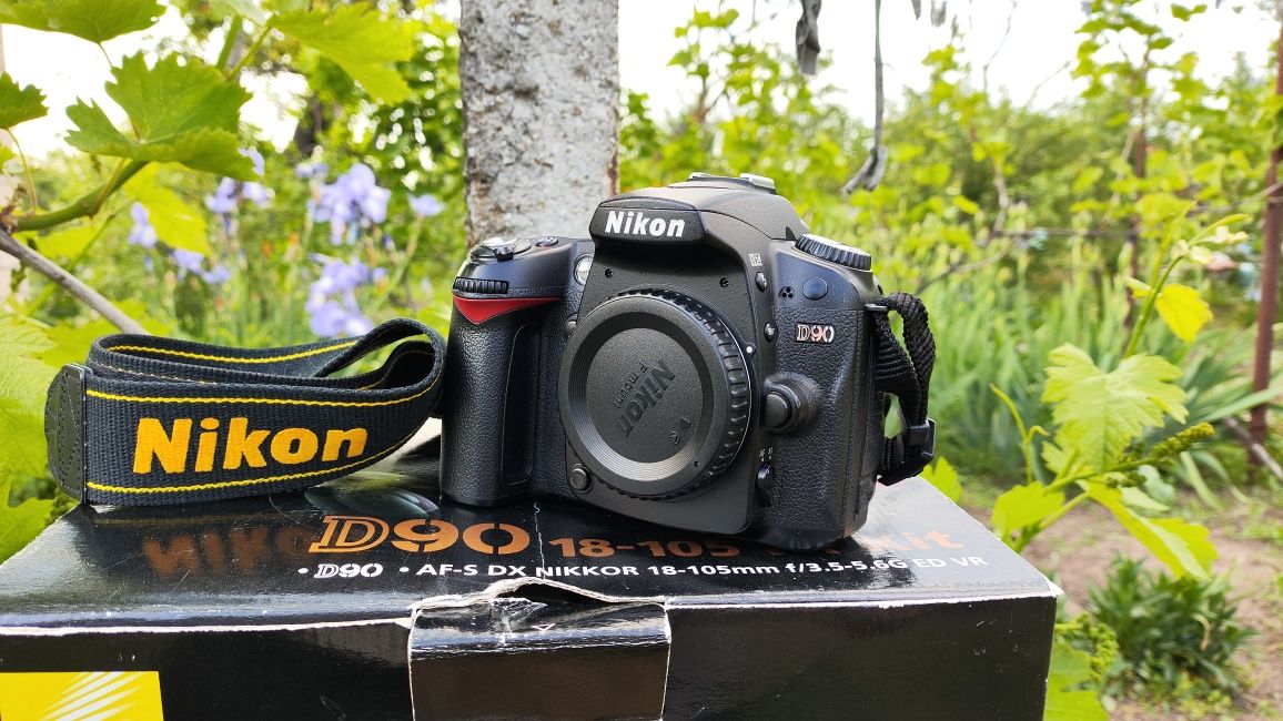 Nikon D90 Body+SD Карта,Зеркальний цыфровой Фотоаппарат,фотокамера