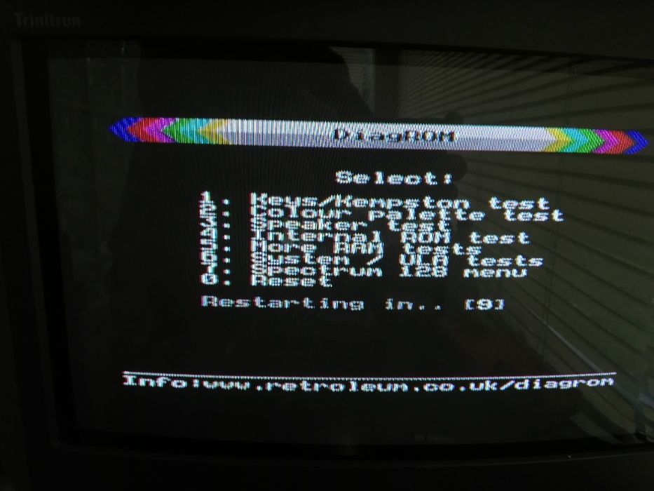 Cartridge ROM Diagnostico para spectrum interface 2/compatível