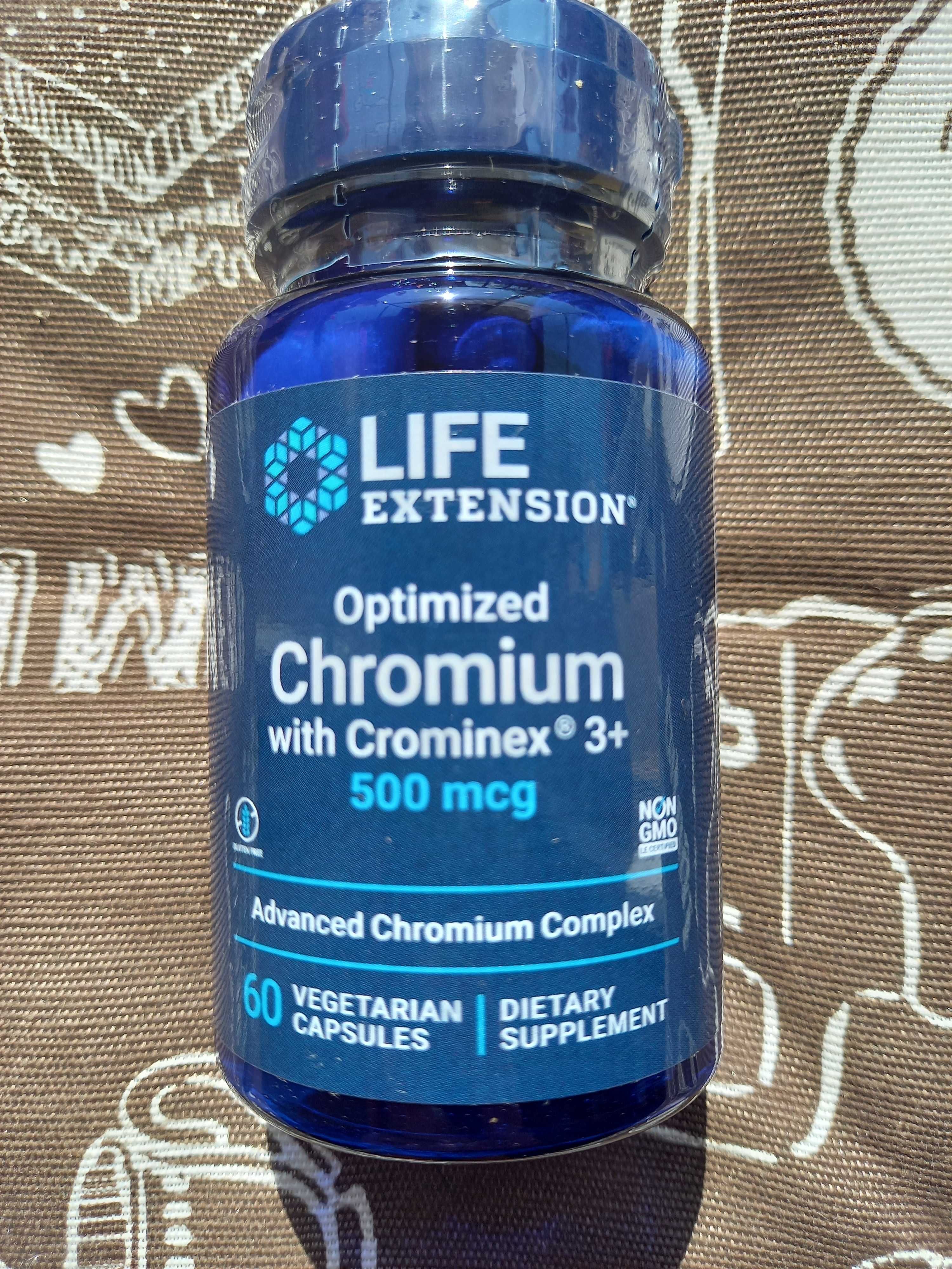 Хром Chromium Life Extension оптимізований оптимизированный 500 мкг 60