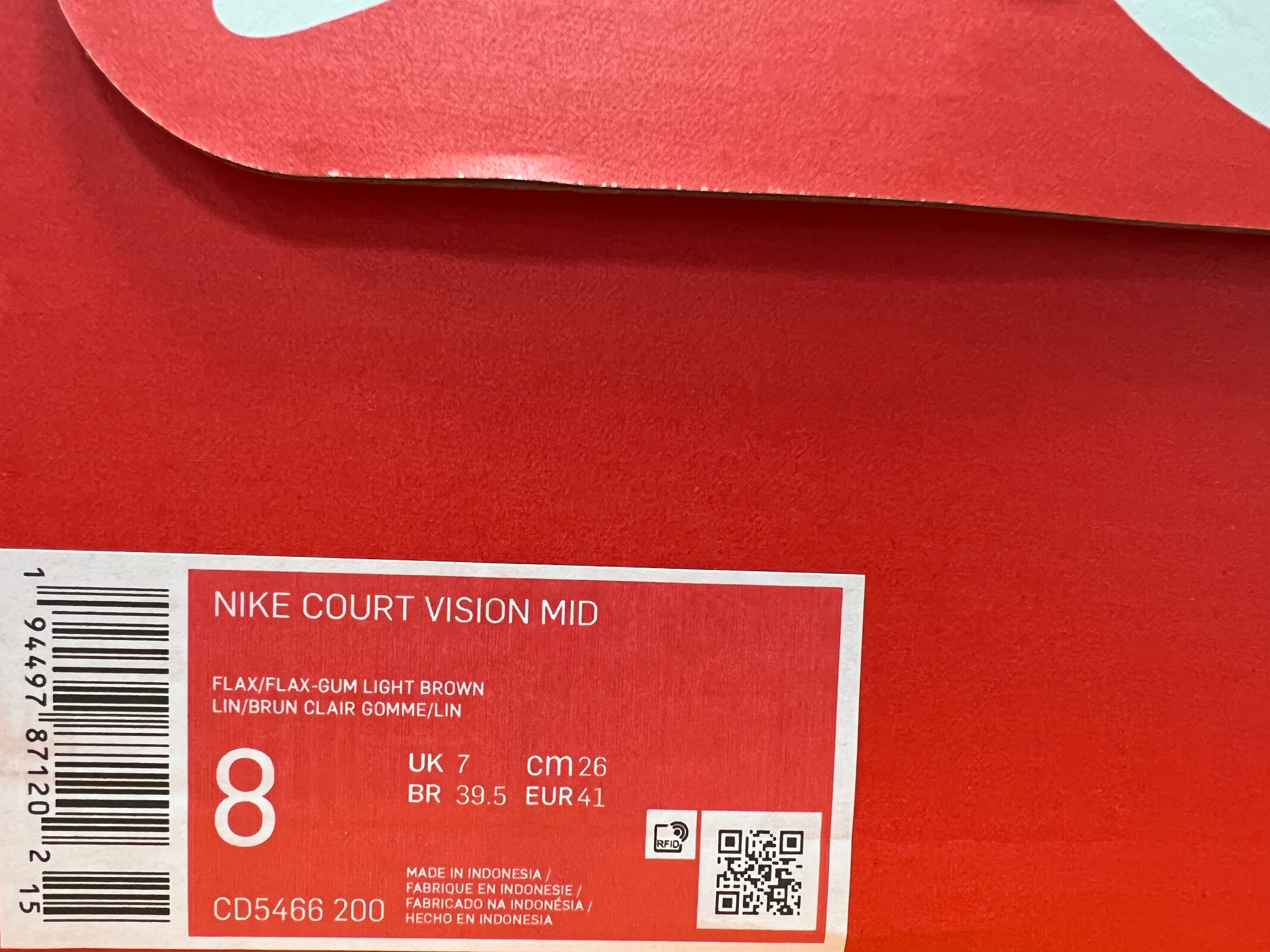 Кроссовки Nike Court Vision Mid ОРИГИНАЛ CD5466-200