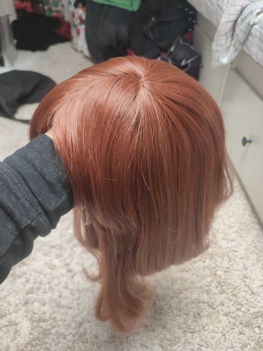 Kasztanowa brązowa peruka Brown WIG cosplay