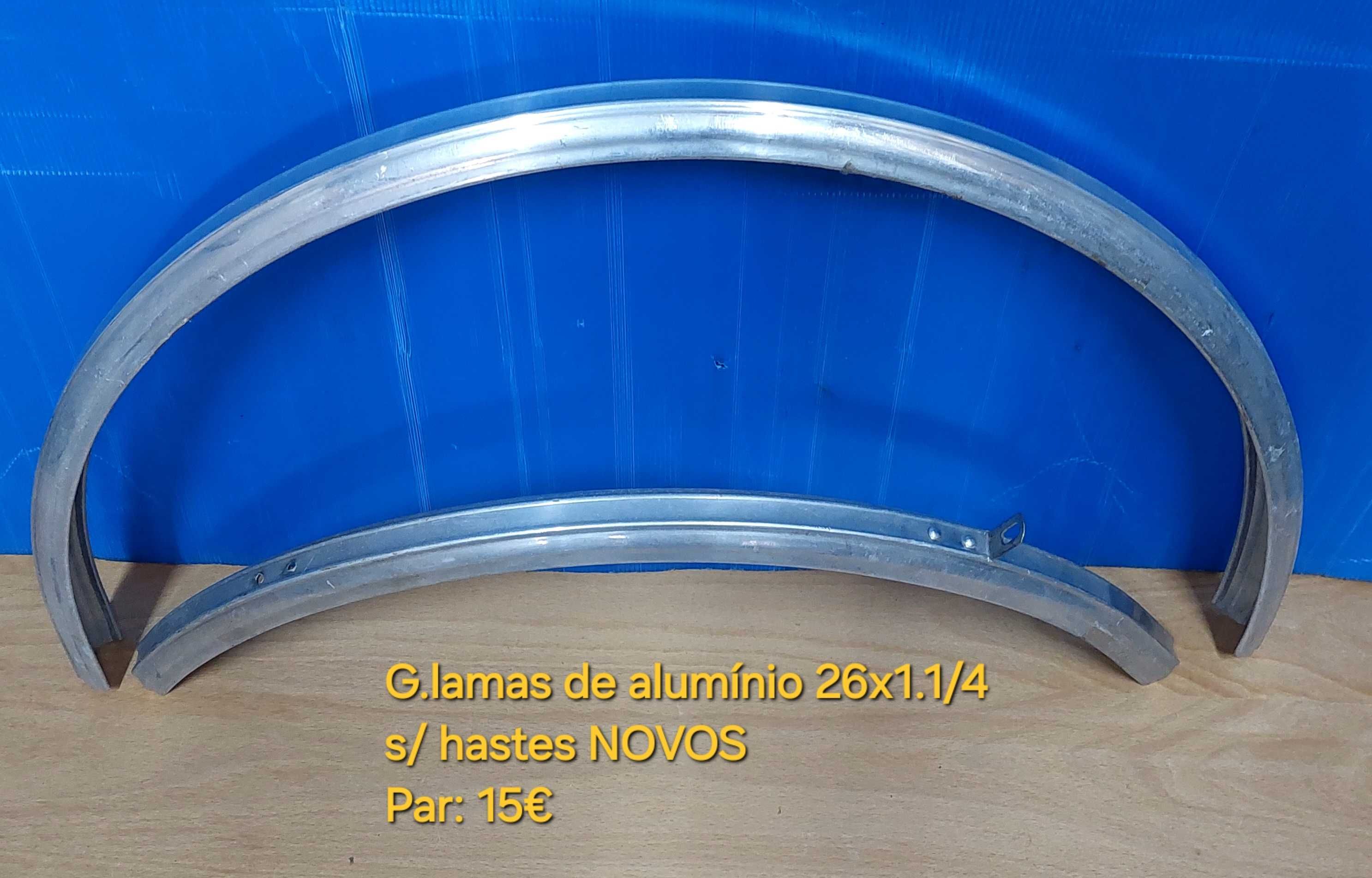 Várias medidas de g.lamas e rodas 27x1.1/4 bicicletas clássicas