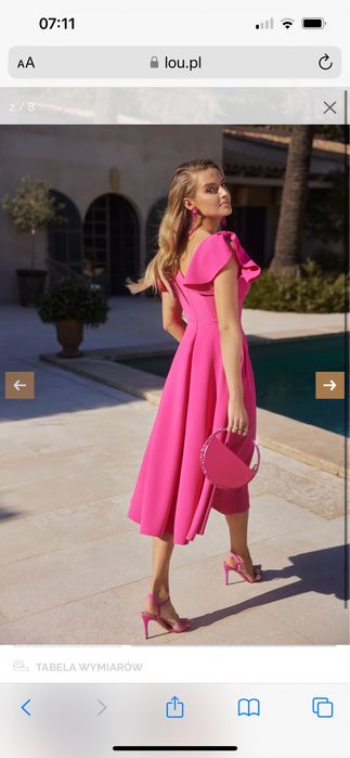 Śliczna sukienka LOU nowa rozm.M