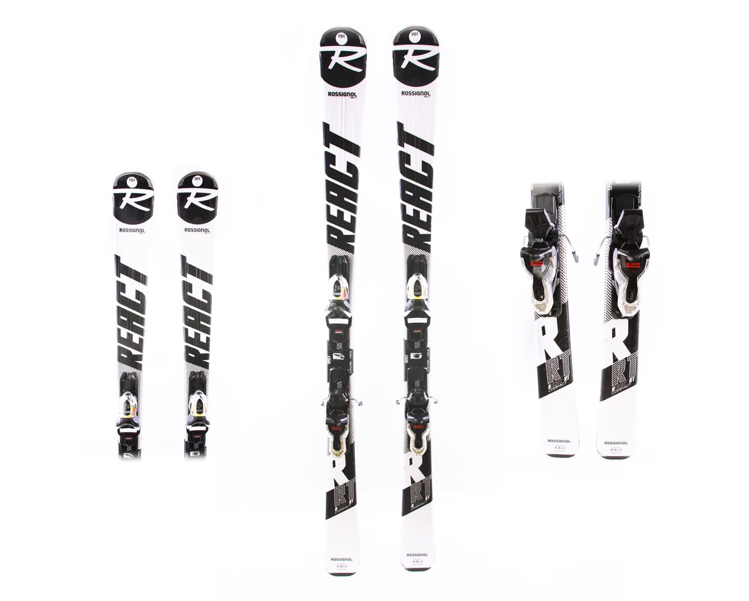 NartyRopczyce  NR24 Narty 156 ROSSIGNOL REACT COMPACT RT V25 Serwis!