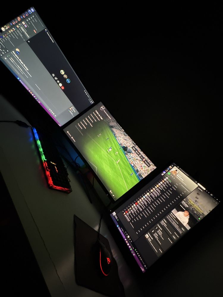 Setup Gaming Top – i5-11400F + RTX 3060 + Monitores 240Hz/165Hz/75Hz