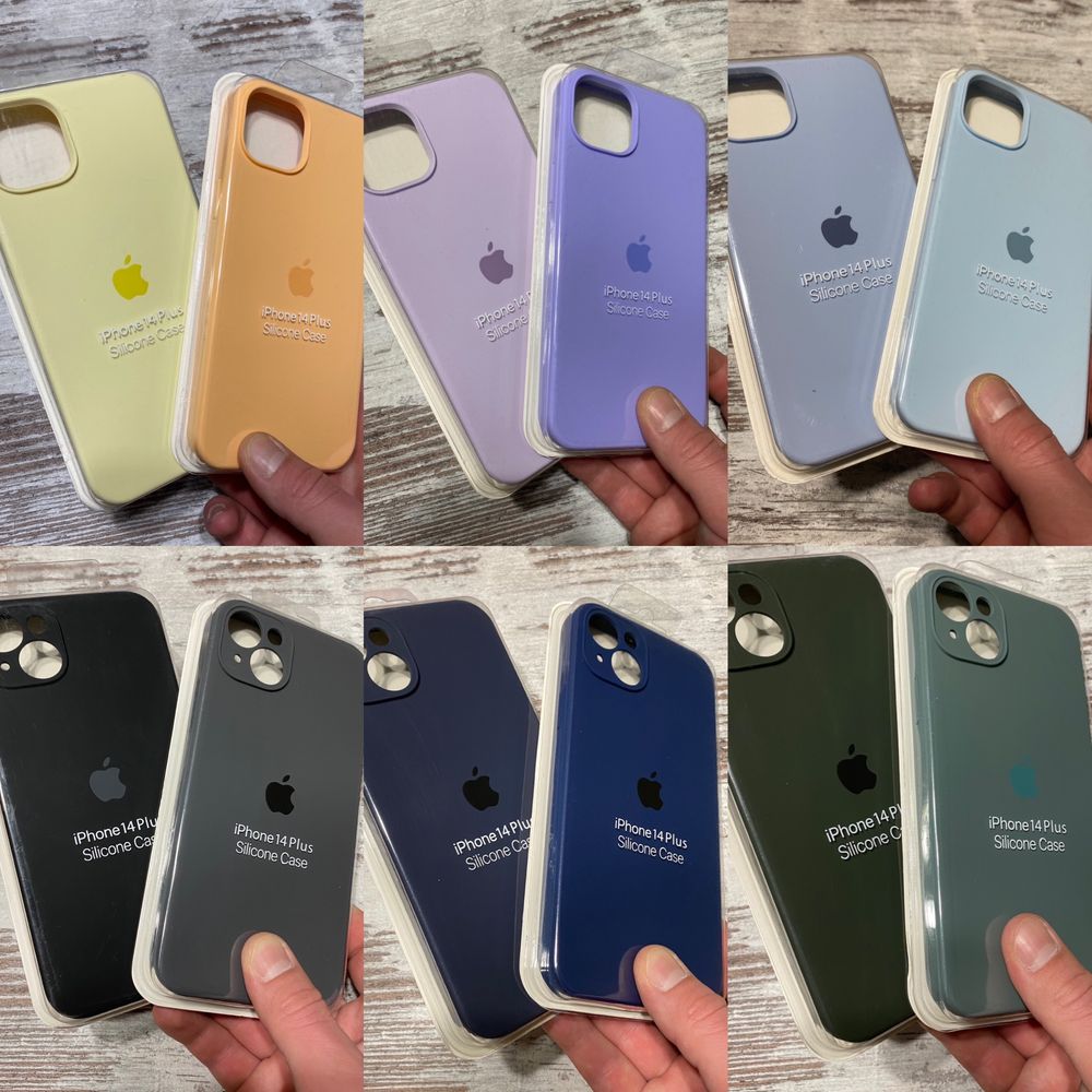 Чехол айфон 14 + силикон чехол iphone 14 plus silicon case микрофибра