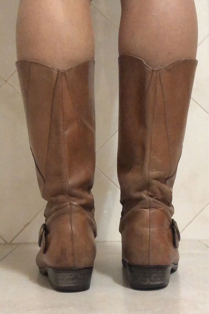 Botas castanhas nr 38