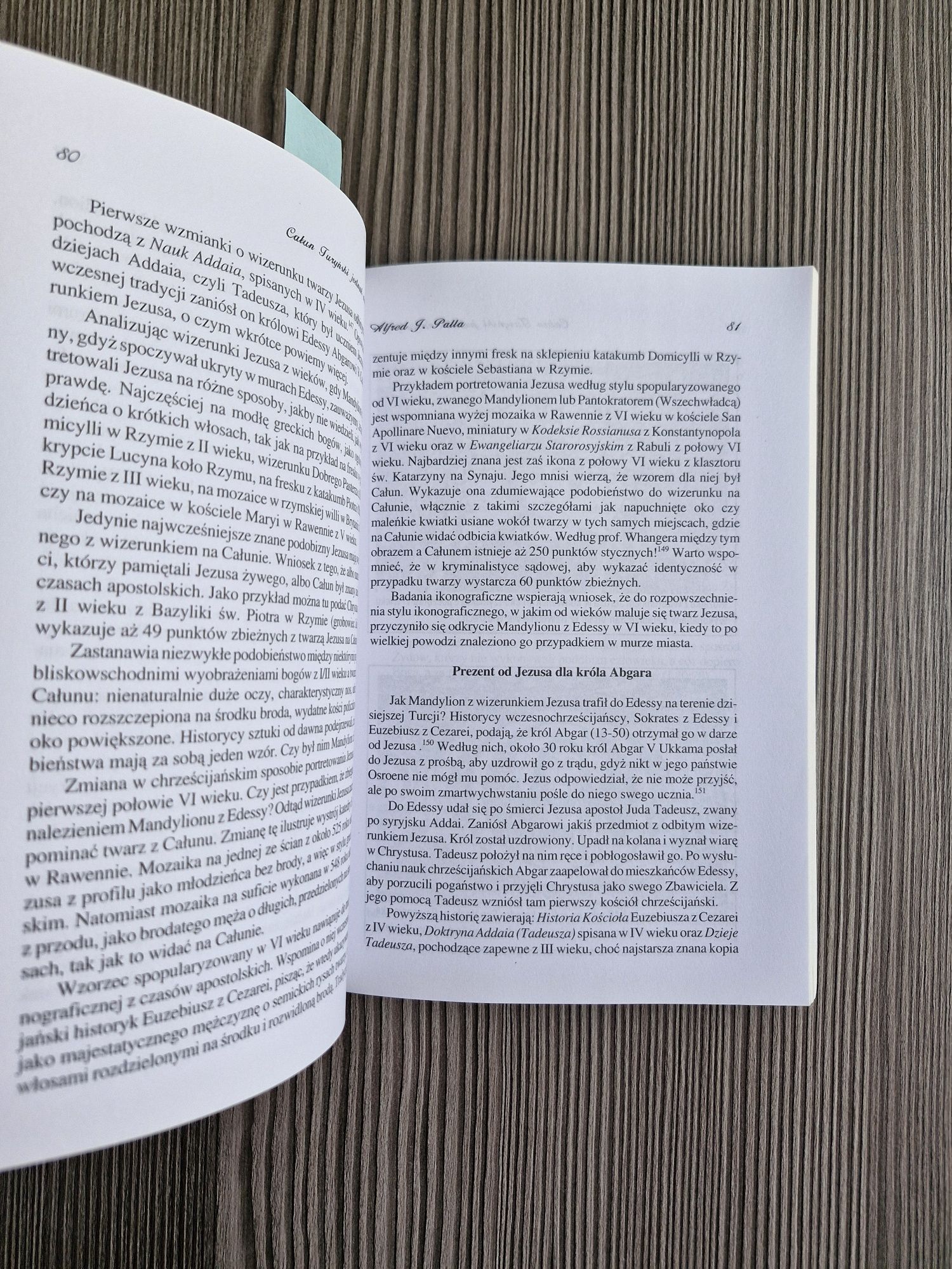 8542. "Całun Turyński, jednak autentykiem" Alfred J.Palla