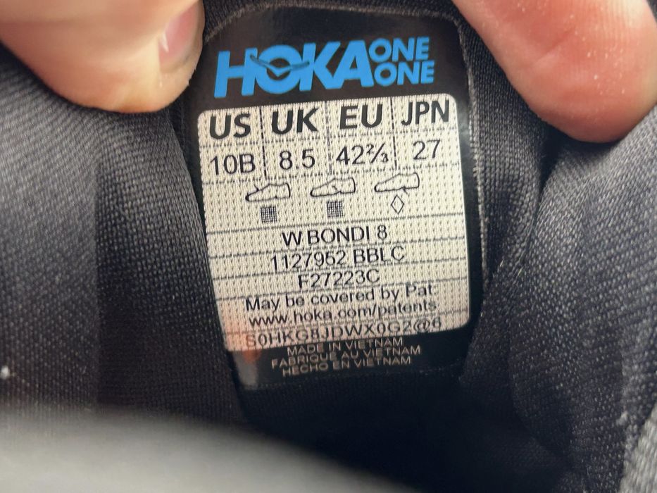 Оригінал! Кросівки Hoka Bondi 8 42.5 розмір ММ1017