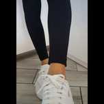 Czarne legginsy z wysokim stanem gym