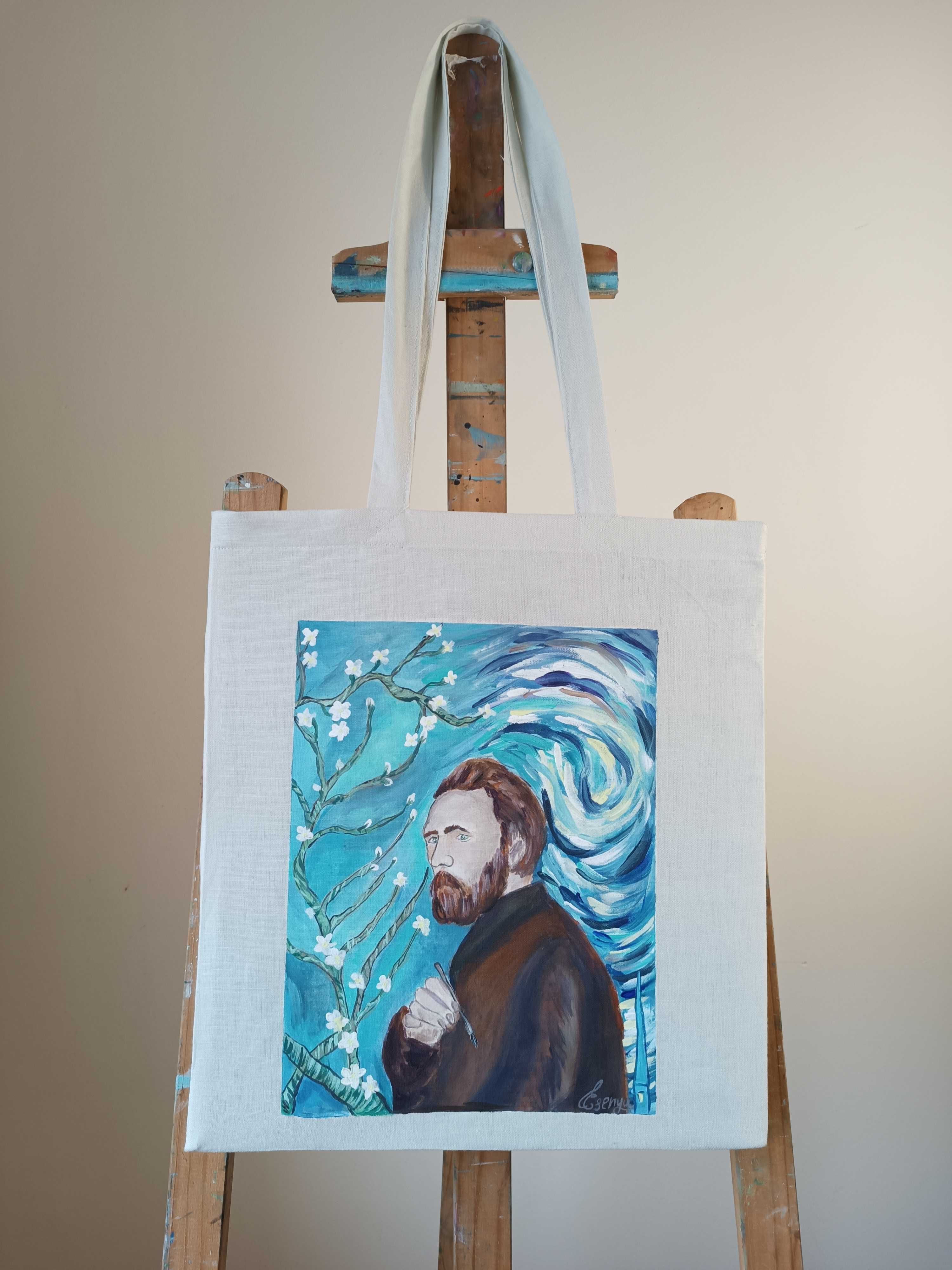 Tote Bag Pintado à mão