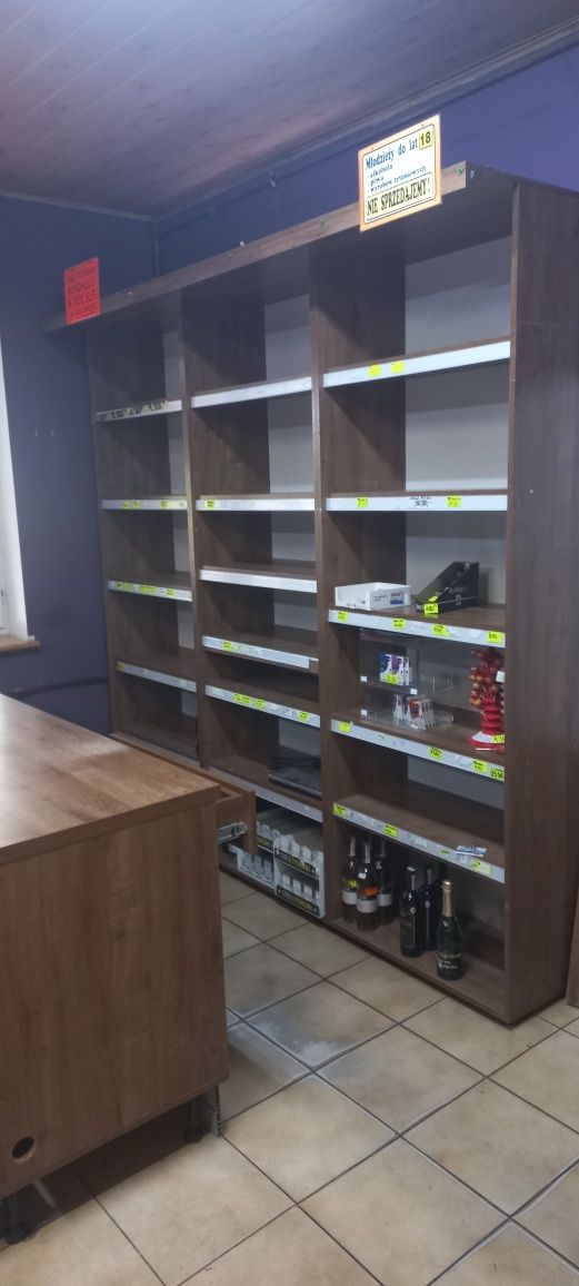 Regały sklepowe z ledem 3x80/230/40