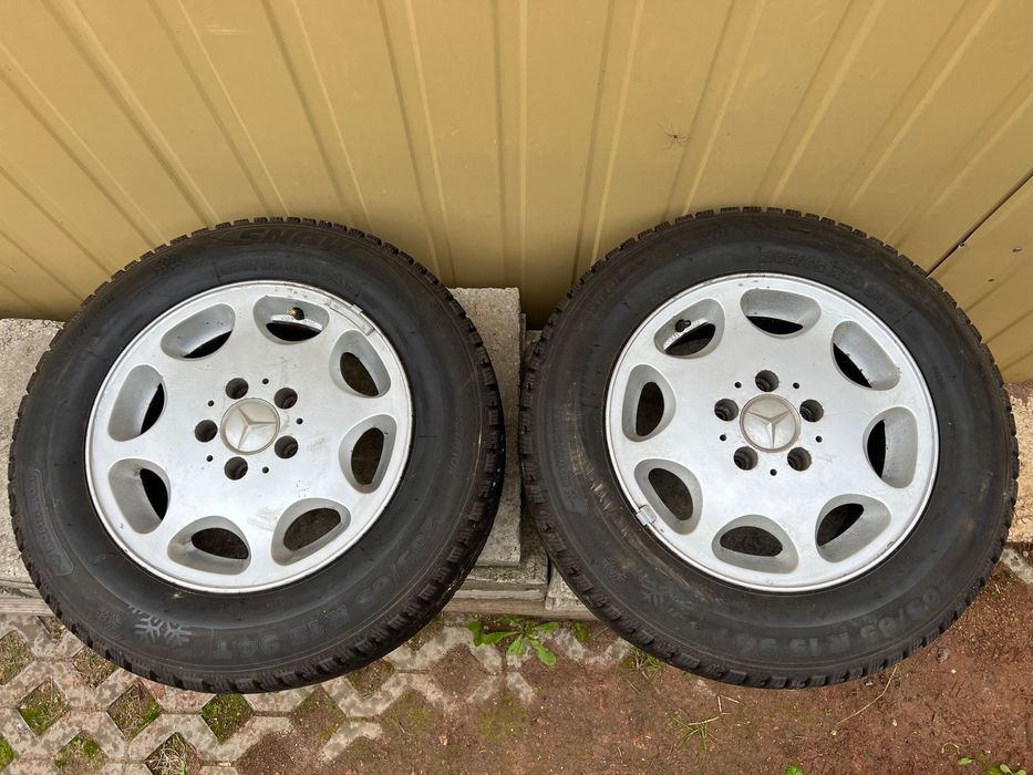 MERCEDES W124 FELGI ALUMINIOWE 15 5x112 7J ET37 ALUFELGI KBA43446 KOMPLET 4SZT