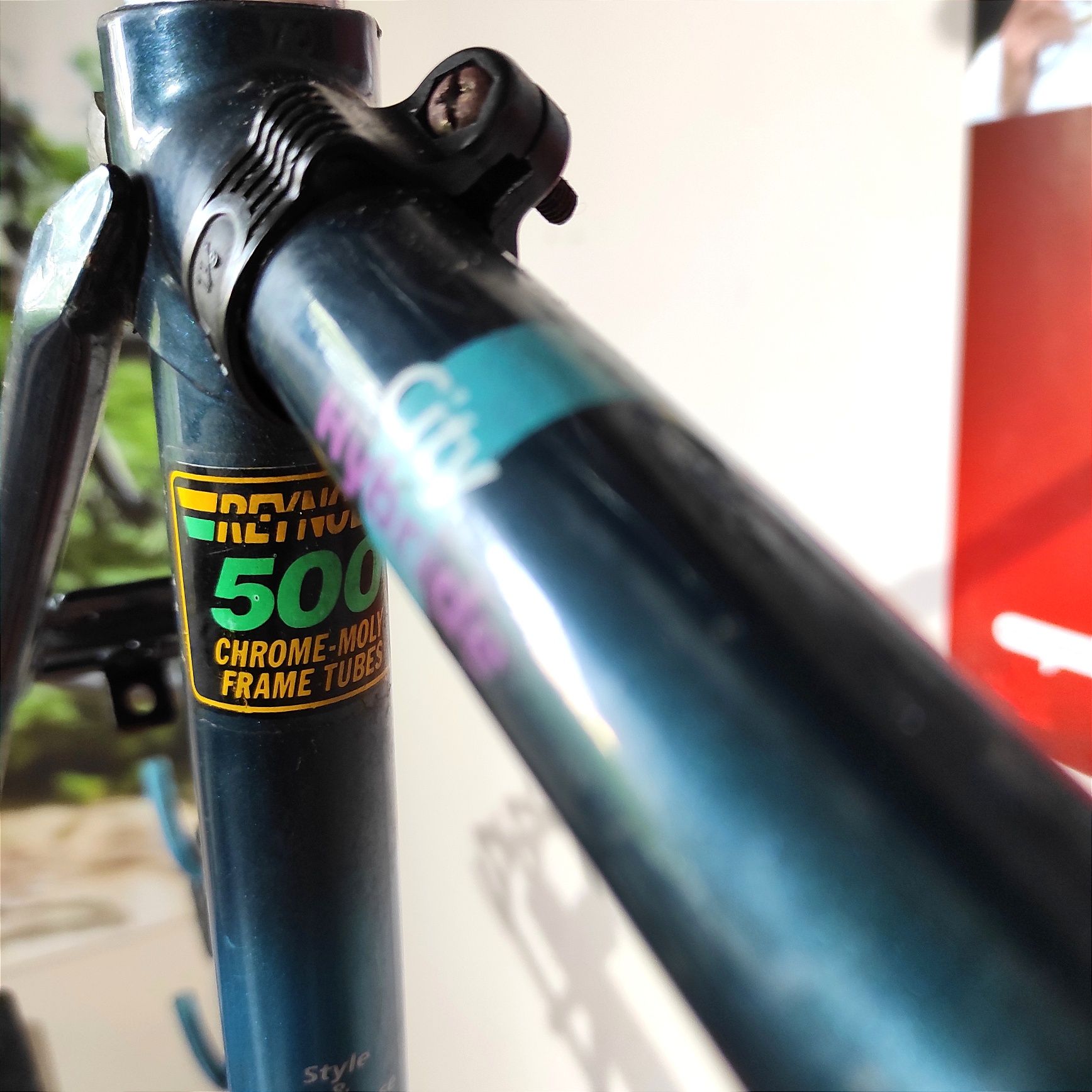 Rama rowerowa miejska city Gazelle 28" chromoly Reynolds 24" korba
