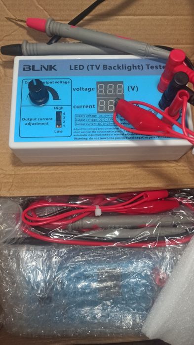 Лед led тестер для проверки светодиодов blink cb250 с проверкой утечки