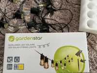 Gardenstar lampki solarne 10 szklane led