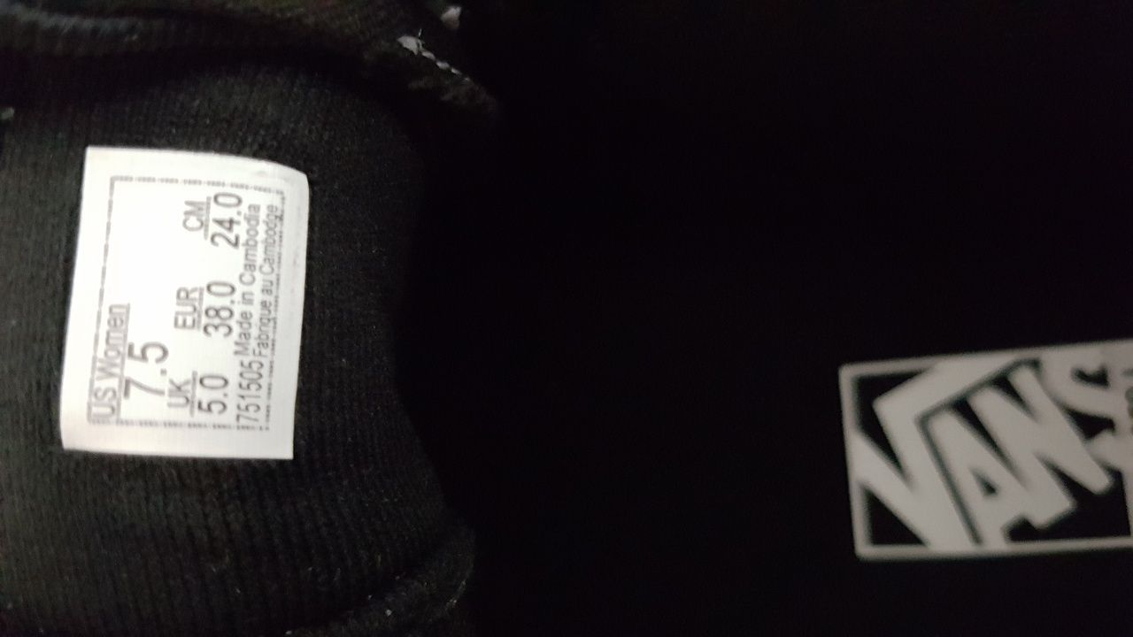 Высокие кеды Vans FILMORE HI 38р,стелька 24,5см,оригинал.