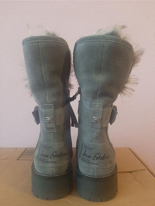 Нові чоботи. Натуральна замша