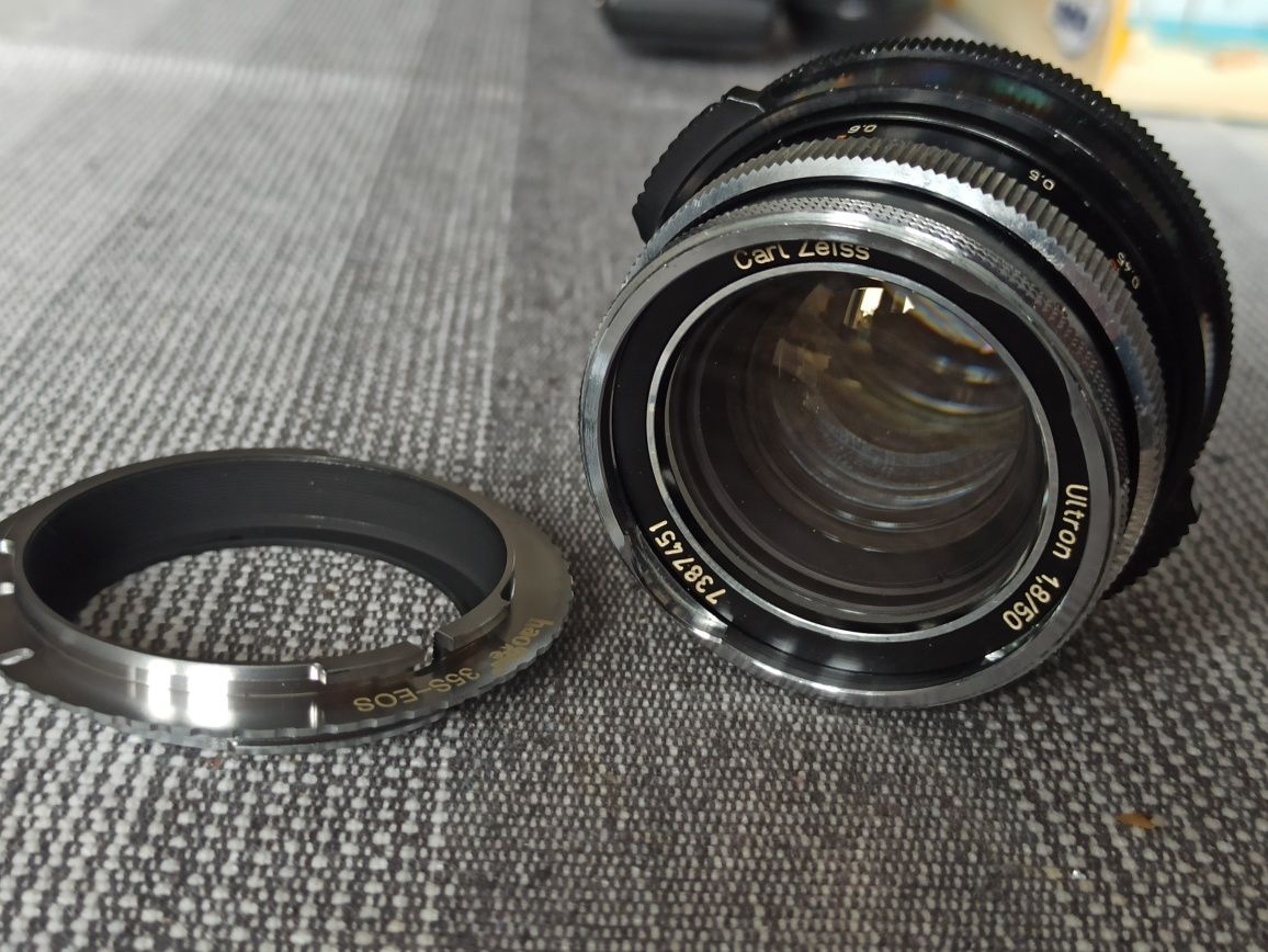 Carl Zeiss Ultron 50mm 1.8 icarex canon ef