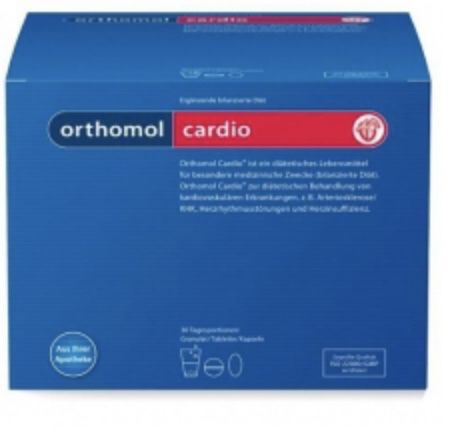 Витамины Orthomol Cardio для сердца и сосудов Ортомол Кардио