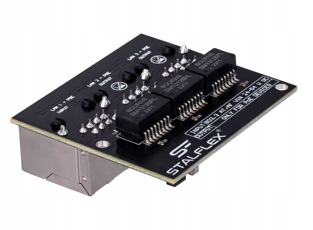 Switch PoE FlexNet 3 Portowy PoE 10/100 extender sygnału