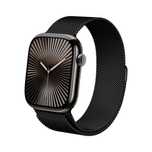 Pasek do Apple Watch 44/45/46/49 mm Stal Nierdzewna Crong Milano Steel