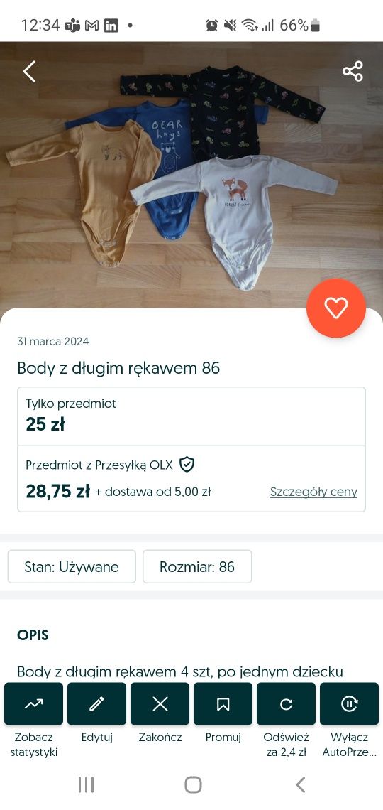 Spodnie długie Pinokio 86