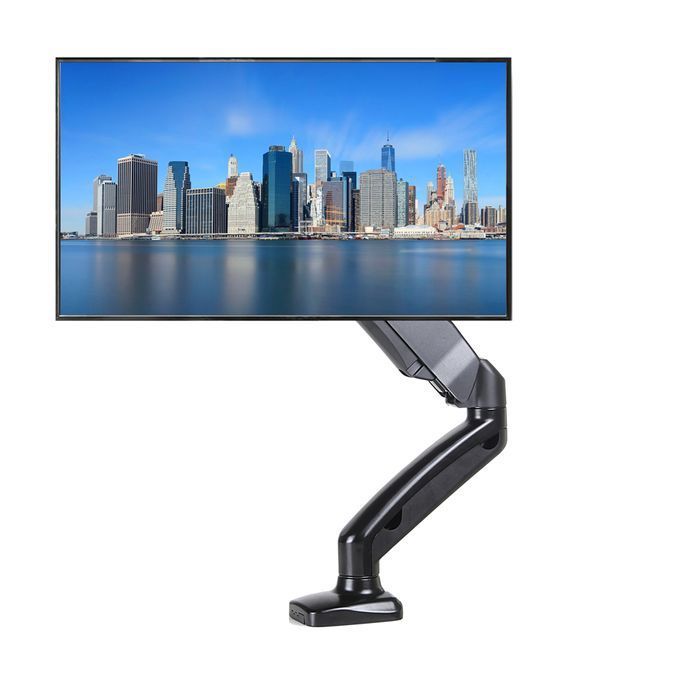 Uchwyt biurkowy gazowy do monitora LED LCD 13-27'' PIVOT UM-115
