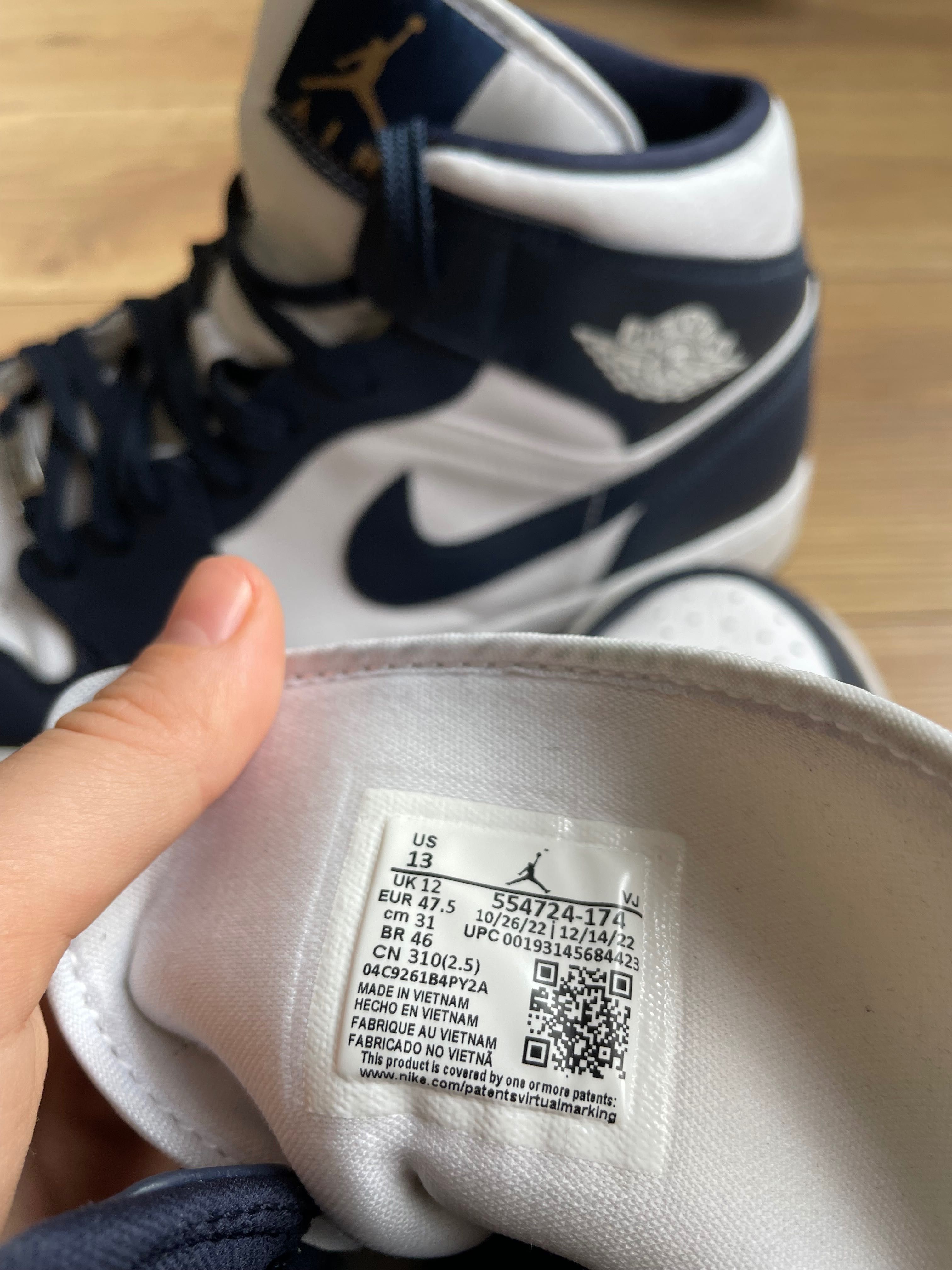 Buty Sneakersy męskie NIKE AIR JORDAN
