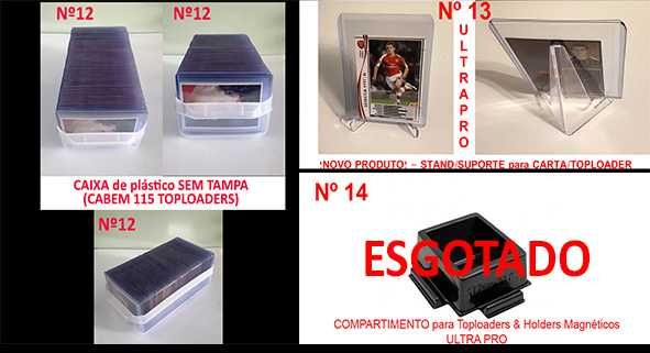 UltraPRO TopLoaders Sleeves Micas (Cromos Cards Cartas) NOVIDADES!