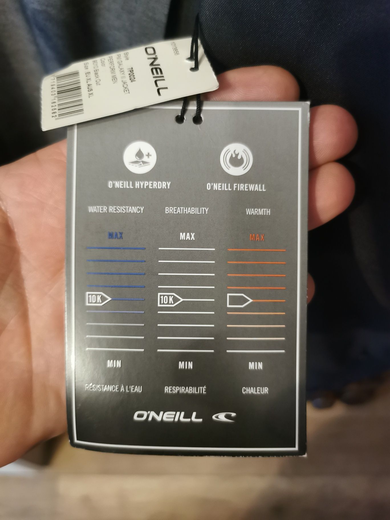Kurtka O'neill Galaxy III, r. XL