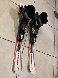 Narty 80cm Kneissl + Buty Rossignol 16,5cm