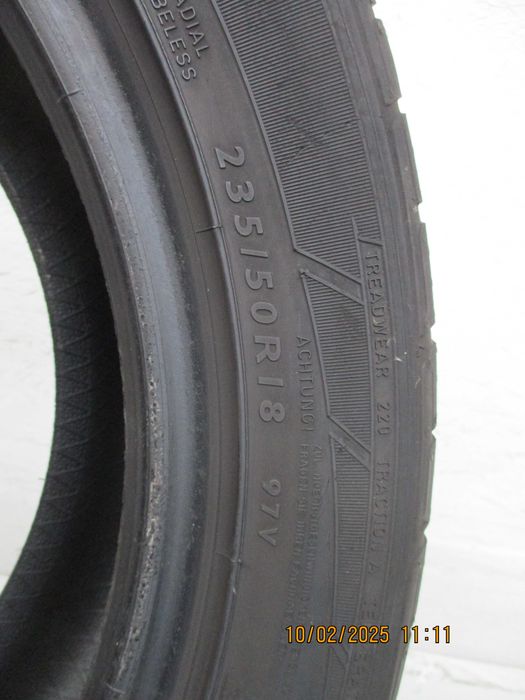 1x 235/50R18 Dunlop Sp Sport 01 A/S 5,9mm