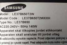 TV LCD 37 ''Samsung LE37B650-