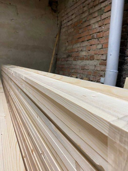 Брус струганий, Стругана дошка , Брус будівельний , рейки монтажні