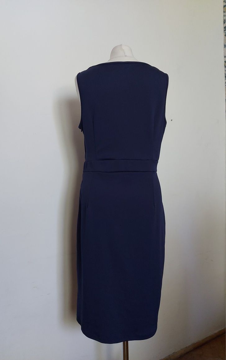 Sukienka damska elegancka falowany dekolt XL Shein