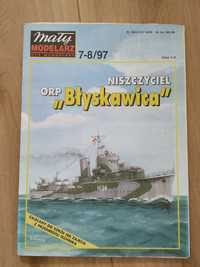 Mały Modelarz 7-8/1997 niszczyciel ORP Błyskawica