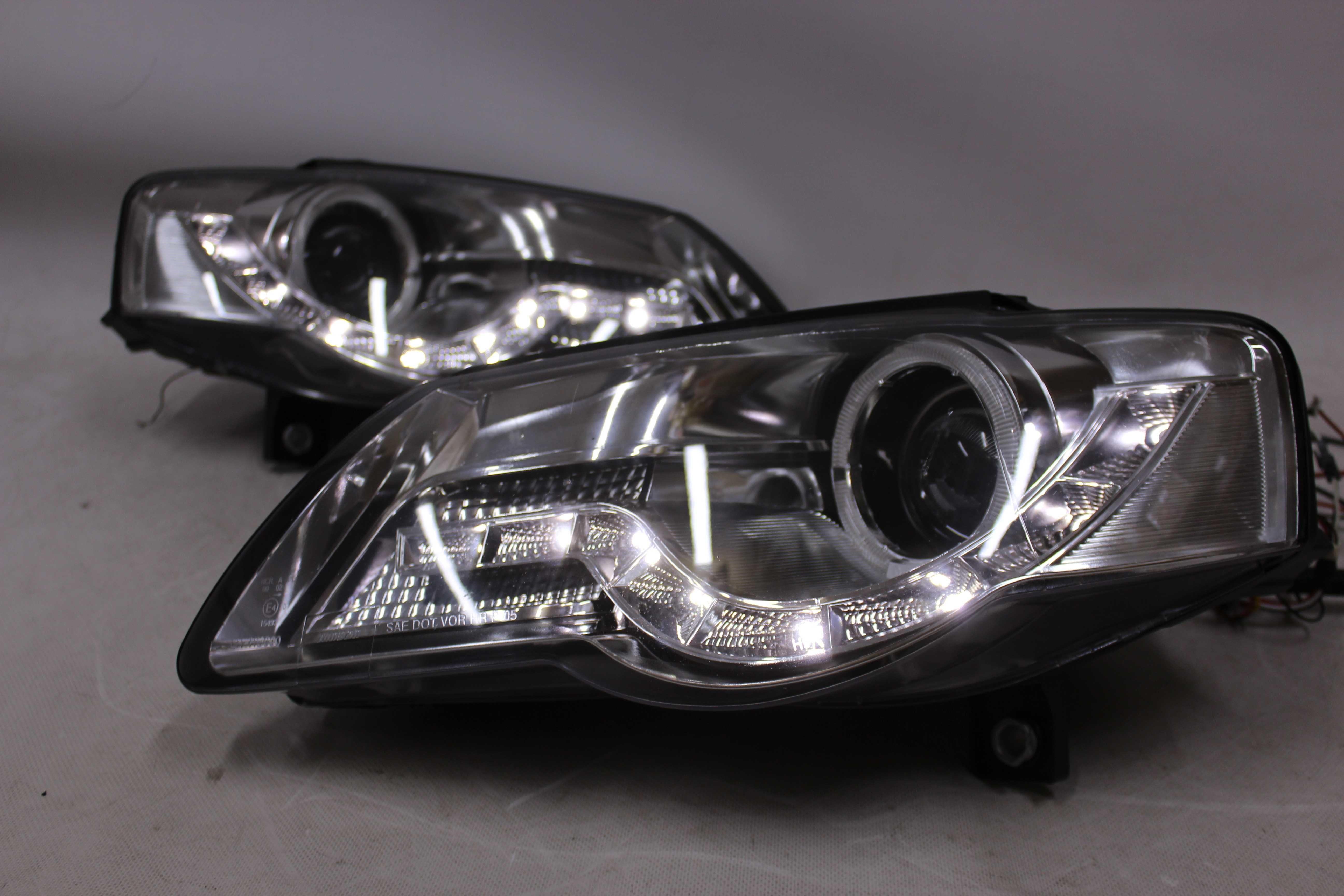Lampy reflektory przednie przód VW PASSAT B6 05-10 LED CHROM TUNING