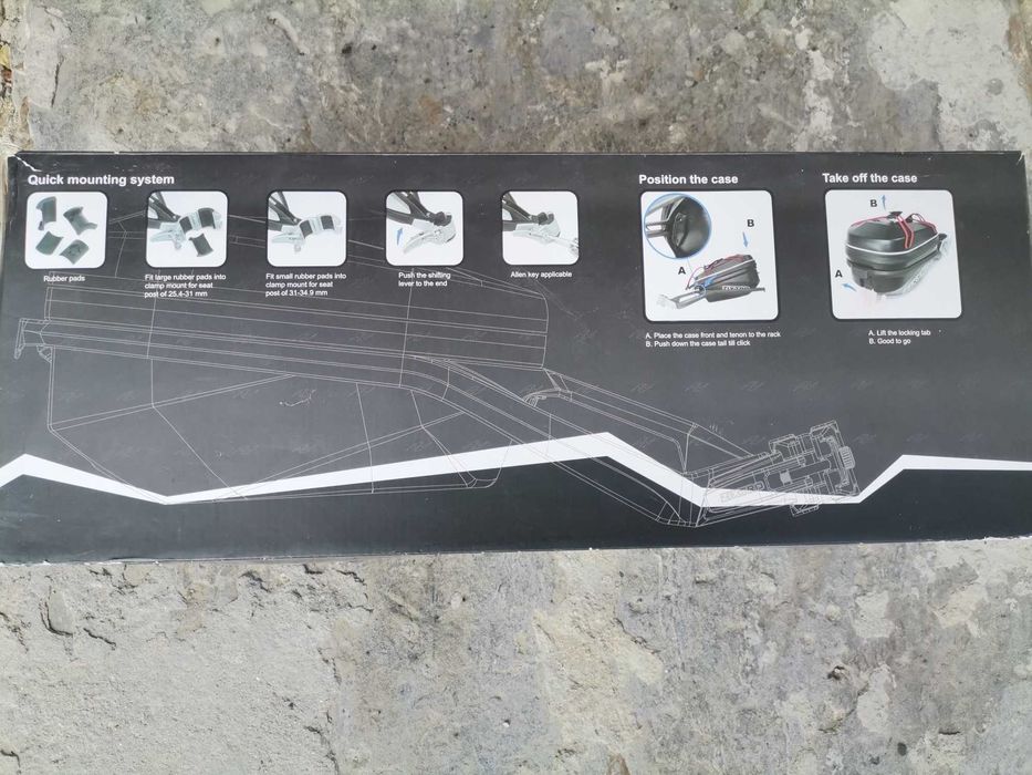 Alforge rígido para bicicleta