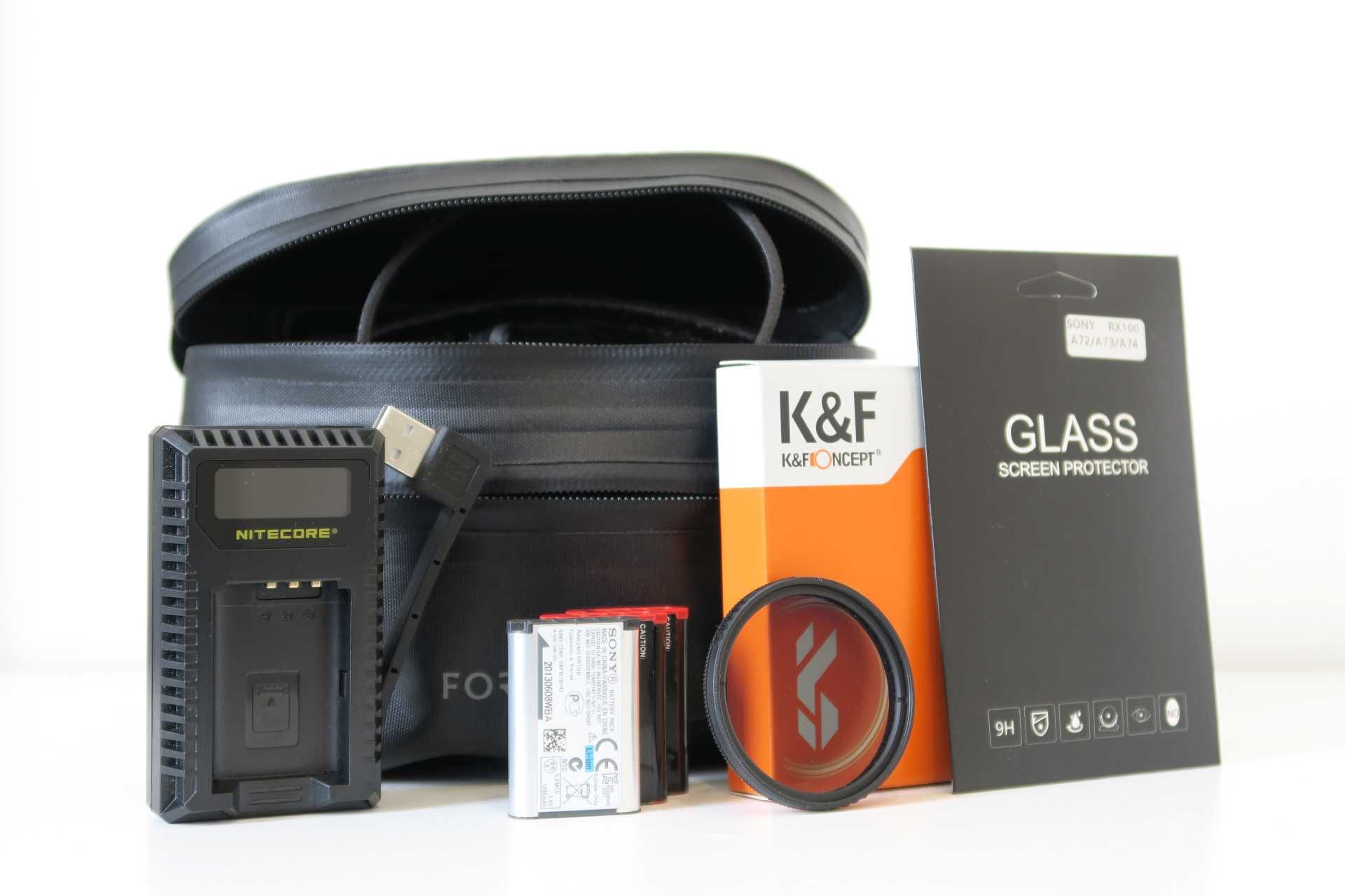 Sony DSC-RX1 zestaw z wizjerem FDA-EVM1K i statywem Sirui Traveler 5C
