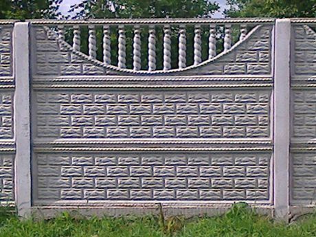 Столб бетонный. Бетонный забор, Огорожі, Залізобетонний забор, паркан.