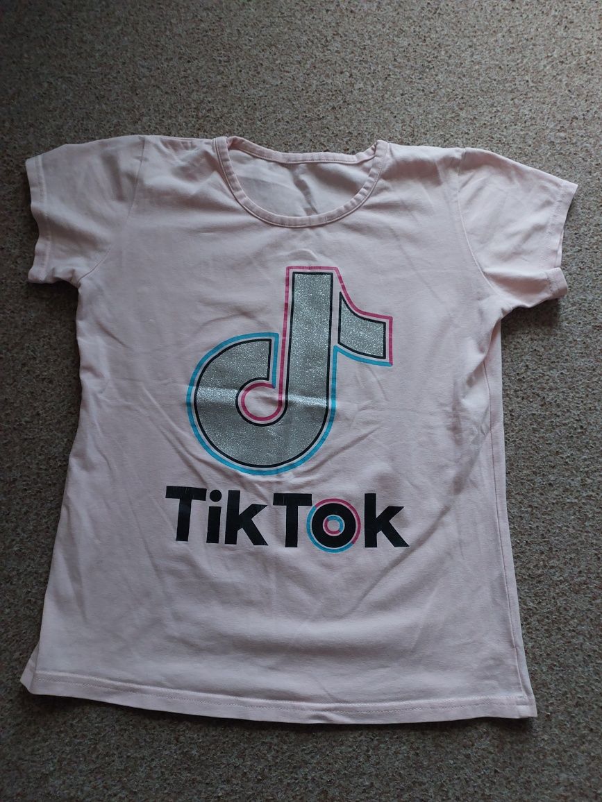 T shirty bluzki dziewczęce 146 152 sztuki 4