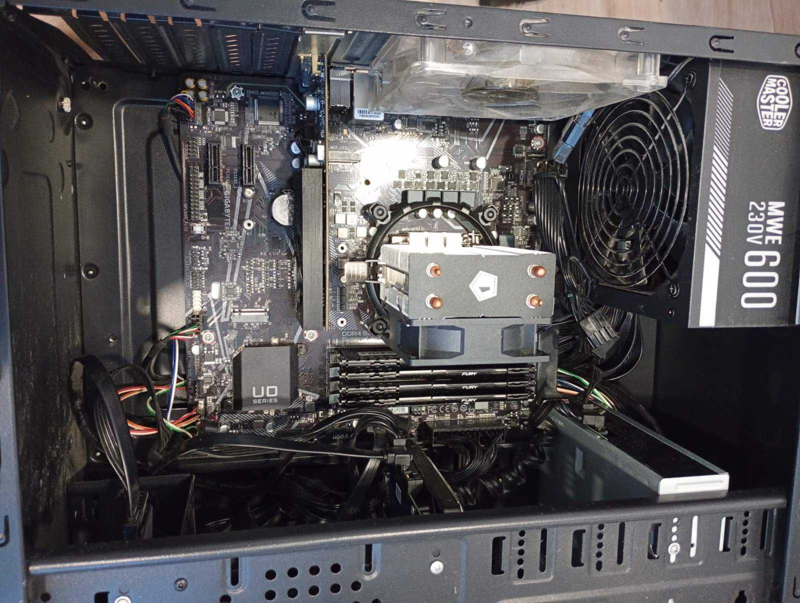 Игровой ПК i3-10105, 32GB DDR4, 240GB SSD, SAT3 1TB, GeForce 1030 2GB