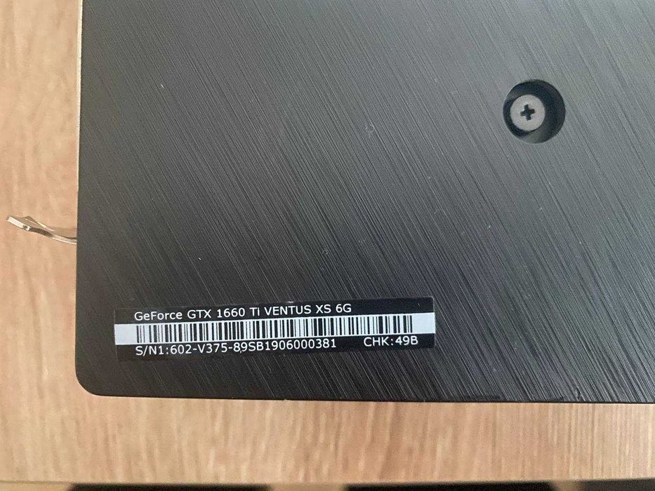 Відеокарта GeForce GTX 1660 Ti VENTUS XS 6G OC