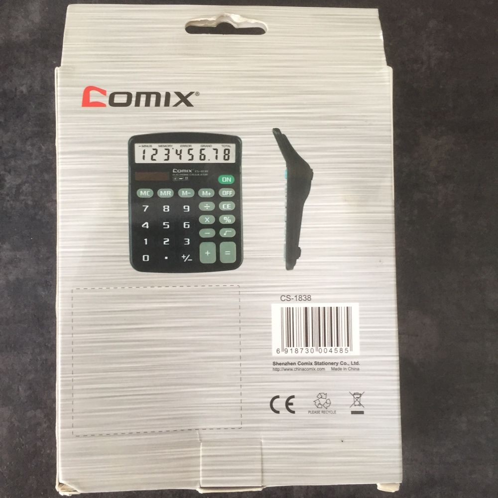 Калькулятор COMIX  8-разрядный