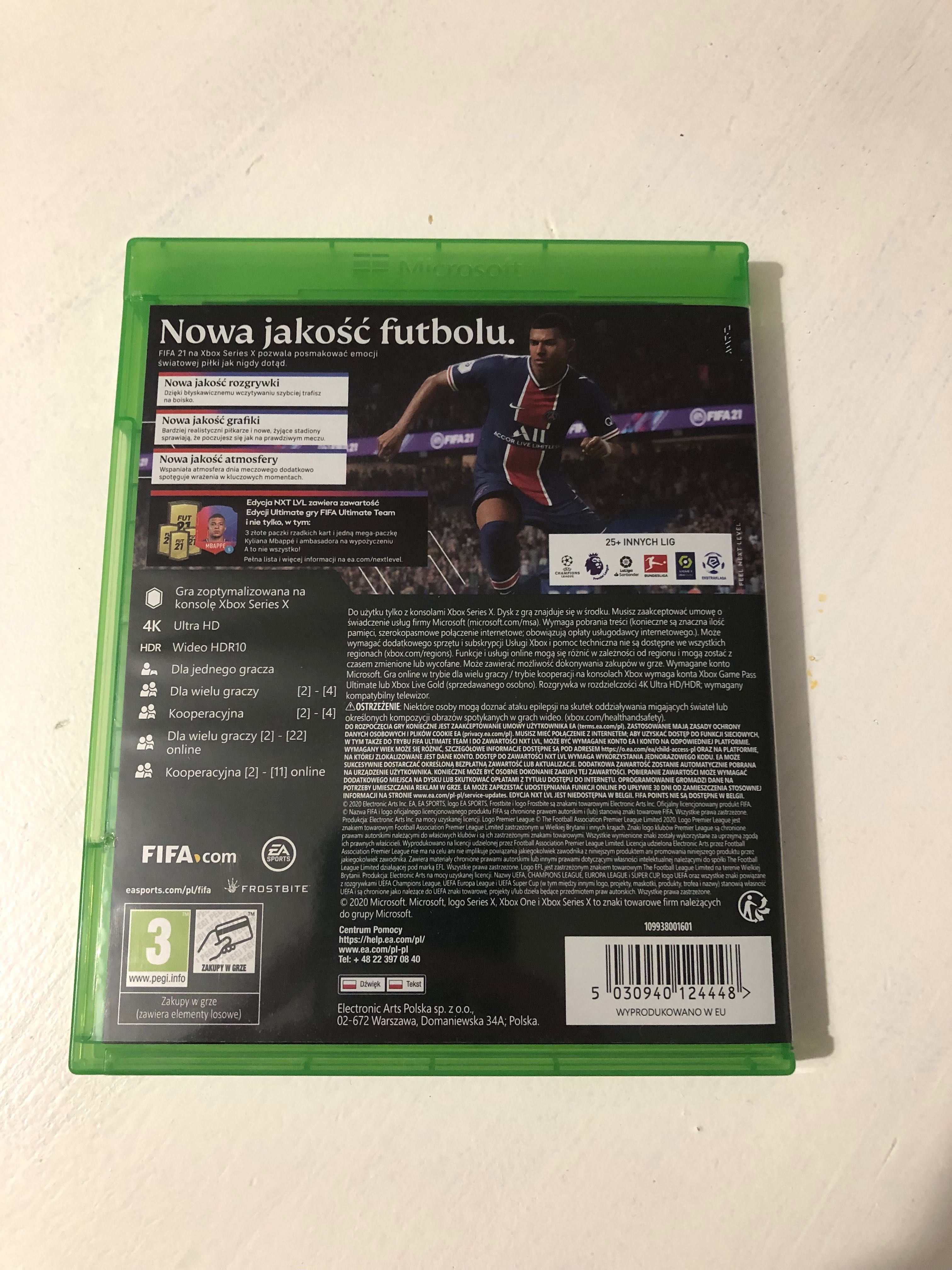 FIFA 21 edycja limited NXT LVL