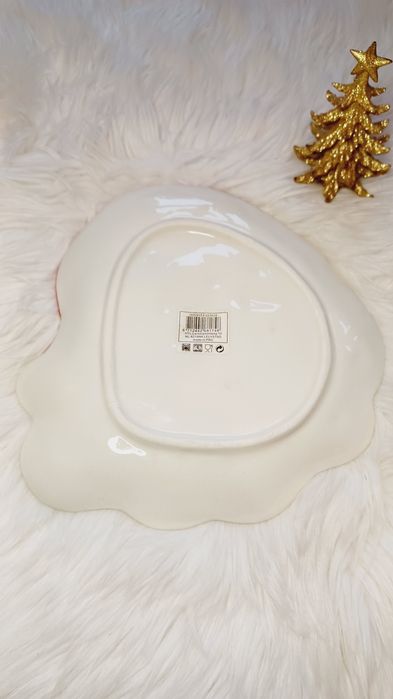 Talerz cukierniczy Mikołaj Talerz do serwowania świąteczny patera