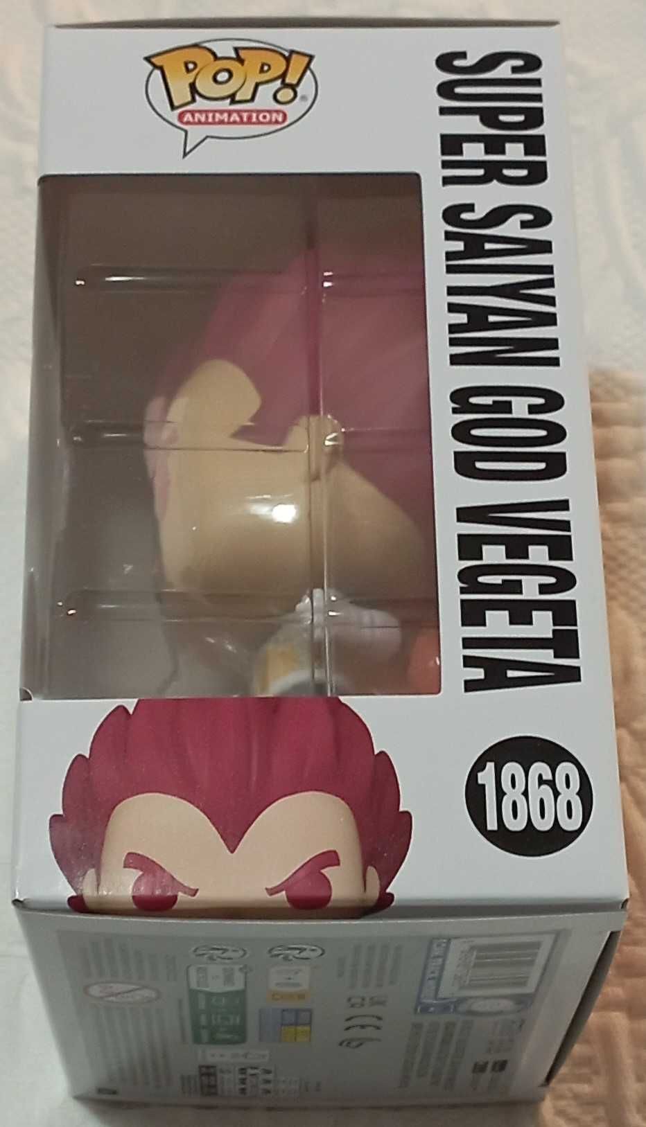 funko pop dragon ball 1868 super saiyan god vegeta glow chase